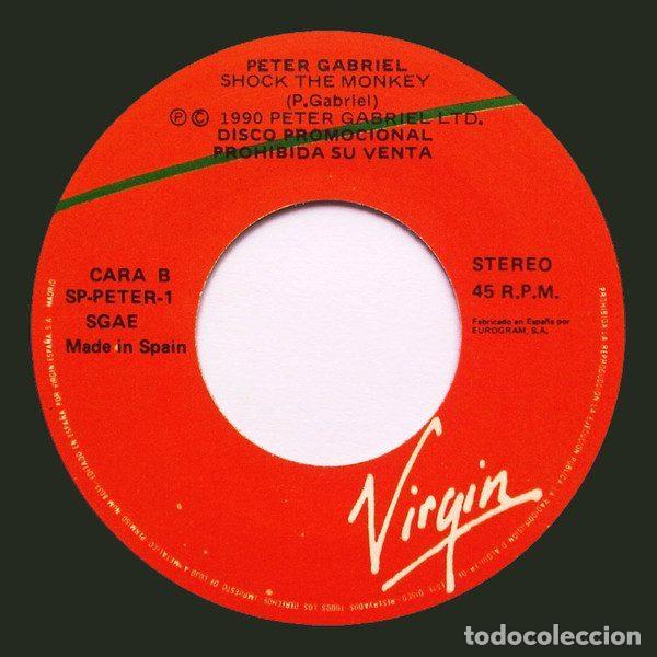 Discos de vinilo: Peter Gabriel &ndash; Shock The Monkey (Vinyl, Virgin SP. PETER 1) - Foto 4