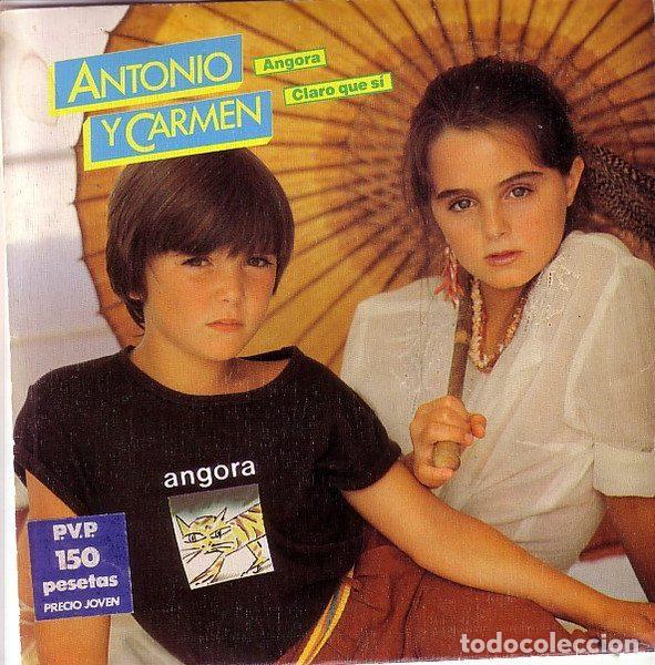 Vinyl records: Antonio Y Carmen &ndash; Angora / Claro Que Si (Vinyl, WEA 24 9954-7)