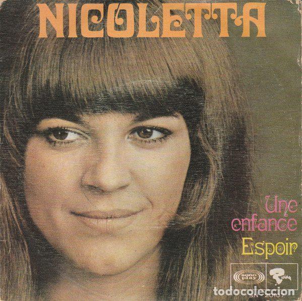 Disques de vinyle: Nicoletta &ndash; Une Enfance / Espoir (Vinyl, Riviera SN - 20107)