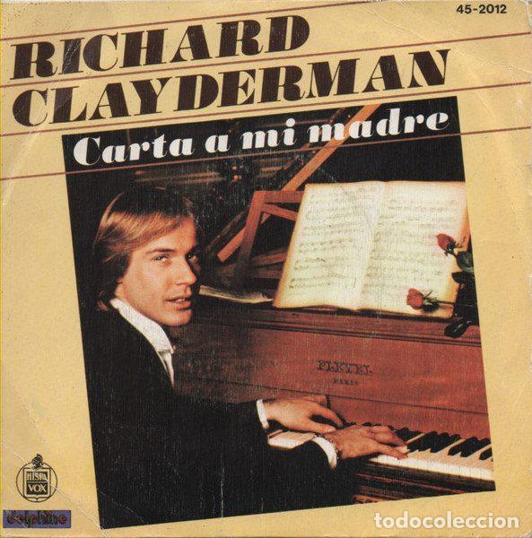Disques de vinyle: Richard Clayderman &ndash; Carta A Mi Madre (Vinyl, Hispavox 45-2012 (SN))