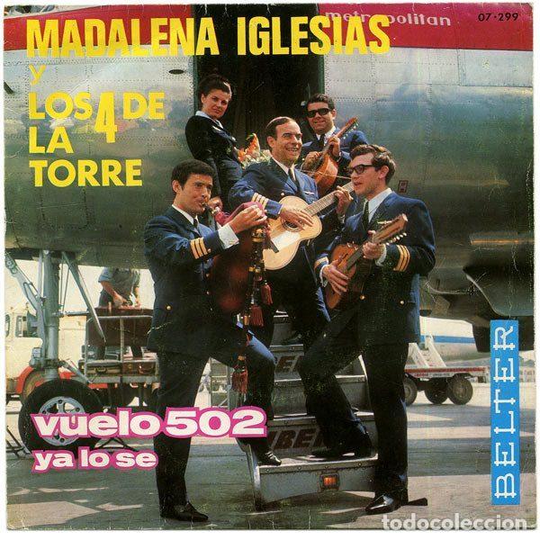 Vinyl records: Madalena Iglesias Y Los 4 De La Torre &ndash; Vuelo 502 (Vinyl, Belter 07-299)
