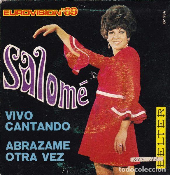 Vinyl-Schallplatten: Salom&eacute; &ndash; Vivo Cantando / Abr&aacute;zame Otra Vez (Vinyl, Belter 07-536)