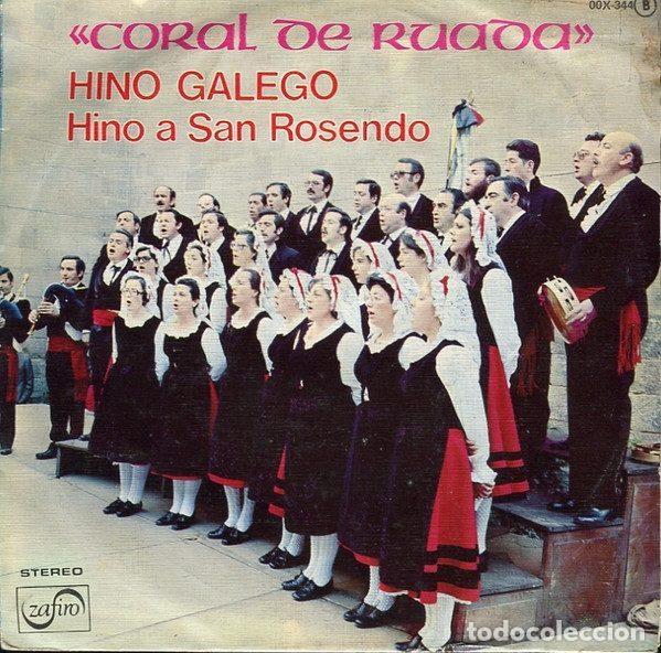 Discos de vinilo: Coral De Ruada De Orense &ndash; Hino Galego (Vinyl, Zafiro 00X- 344)