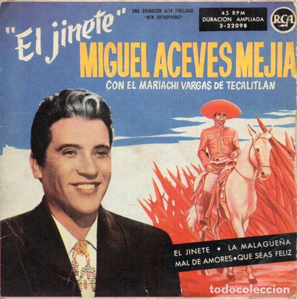 Vinyl-Schallplatten: Miguel Aceves Mejia Con el Mariachi Vargas de Tecalitl&aacute;n &ndash; El Jinete (Vinyl, RCA 3-22098)