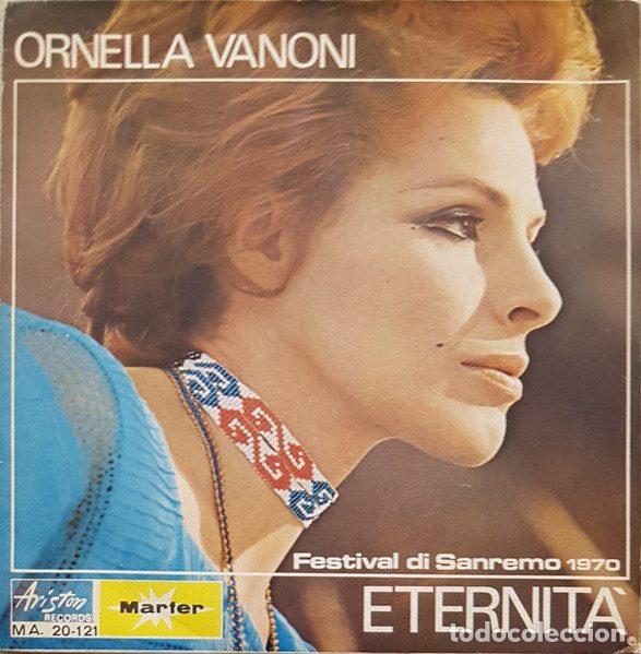 Discos de vinilo: Ornella Vanoni &ndash; Eternit&agrave; / Sto Con Lui (Vinyl, Marfer MA 20.121)