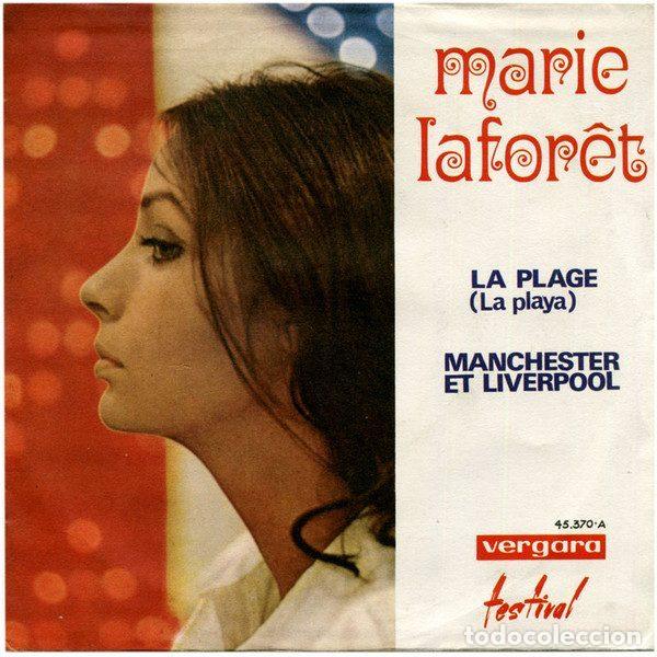 Discos de vinilo: Marie Lafor&ecirc;t &ndash; La Plage = La Playa (Vinyl, Vergara 45.370-A)