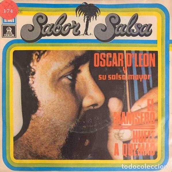 Discos de vinilo: Oscar D'Leon Y Su Salsa Mayor &ndash; El Manisero (Vinyl, Odeon 10 C006-60028)