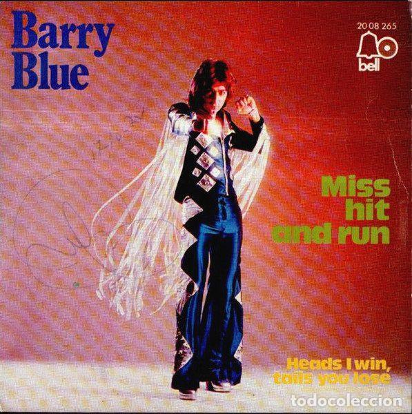 Disques de vinyle: Barry Blue &ndash; Miss Hit And Run (Vinyl, Bell Records 20 08 265)