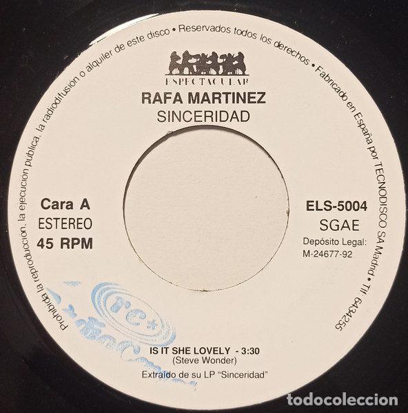 Disques de vinyle: Rafa Martinez &ndash; Is It She Lovely (Vinyl, Espectacular ELS-5004)