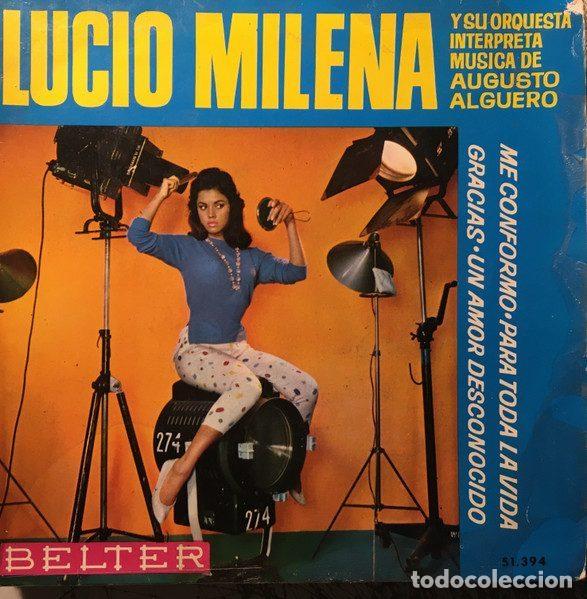 Discos de vinilo: Lucio Milena Y Su Orquesta &ndash; Lucio Milena y Su Orquesta Interpreta M&uacute;sica de Augusto Alguer&oacute;...