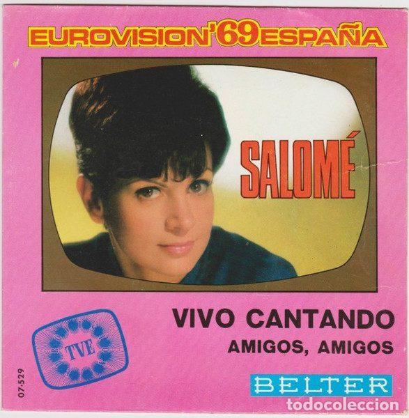 Discos de vinil: Salom&eacute; &ndash; Vivo Cantando (Vinyl, Belter 07-529)