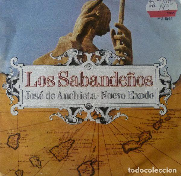 Discos de vinil: Los Sabande&ntilde;os &ndash; Jos&eacute; De Anchieta / Nuevo Exodo (Vinyl, Columbia MO 1942)