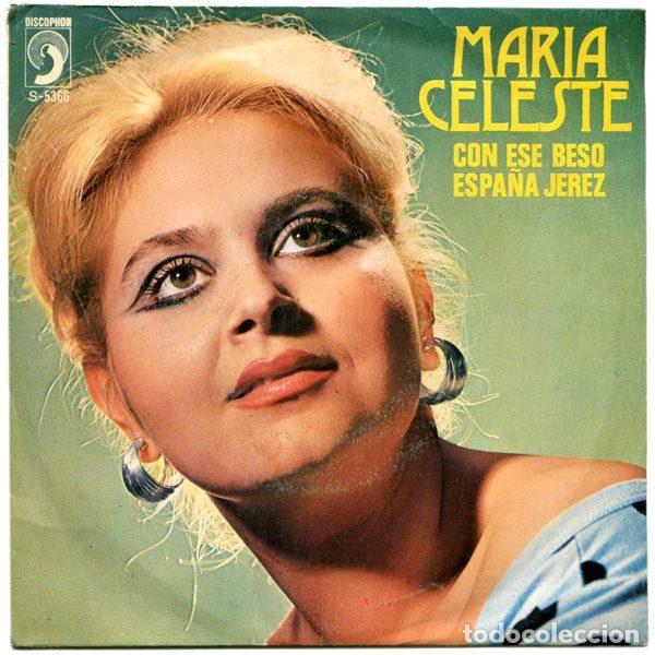Disques de vinyle: Maria Celeste &ndash; Con Ese Beso / Espa&ntilde;a, Jerez (Vinyl, Discophon S-5366)