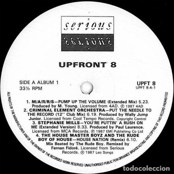 Discos de vinilo: Various &ndash; Upfront 8 - Solid State (Vinyl, Serious Records UPFT 8) - Foto 3
