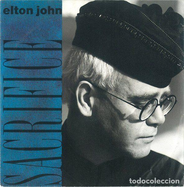 Discos de vinil: Elton John &ndash; Sacrifice (Vinyl, The Rocket Record Company 876 330-7)