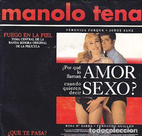 Discos de vinil: Manolo Tena &ndash; Fuego En La Piel (Vinyl, Epic ARLE-2065)