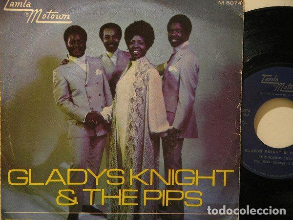 Vinyl records: Gladys Knight & The Pips &ndash; Friendship Train / Cloud Nine (Vinyl, Tamla Motown M 5074)