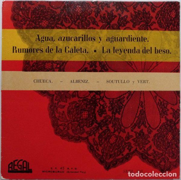 Dischi in vinile: Chueca. - Albeniz. - Soutullo Y Vert., Orquesta Sinfonica Espa&ntilde;ola Dir. Rafael Ferrer &ndash; Agua,...