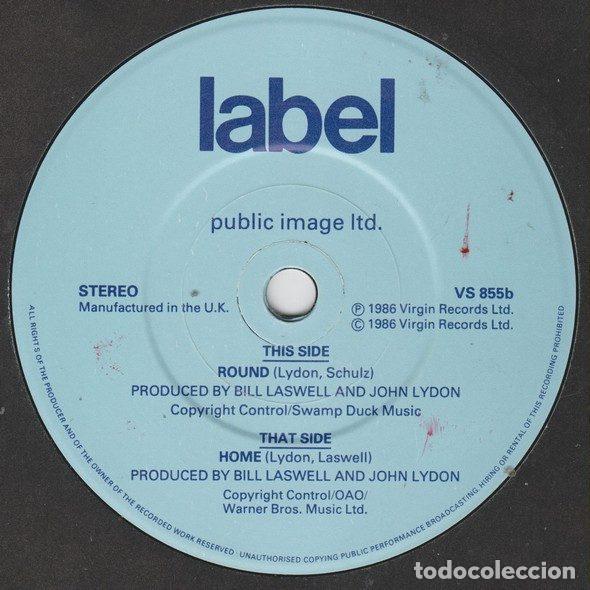 Discos de vinilo: Public Image Limited &ndash; Home (Vinyl, Virgin VS855) - Foto 4