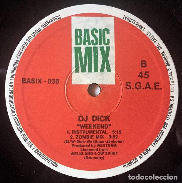 Discos de vinilo: DJ Dick &ndash; Weekend (Vinyl, Basic Mix BASIX - 035) - Foto 4