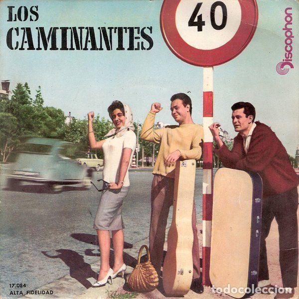Disques de vinyle: Los Caminantes &ndash; Abaniqueme Usted / Mar Blanca / Pasodoble De Tus Ojos / Vagabundo (Vinyl,...