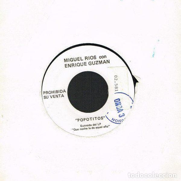 Discos de vinilo: Miguel R&iacute;os &ndash; Popotitos / Melodia Encadenada (Vinyl, Not On Label none)