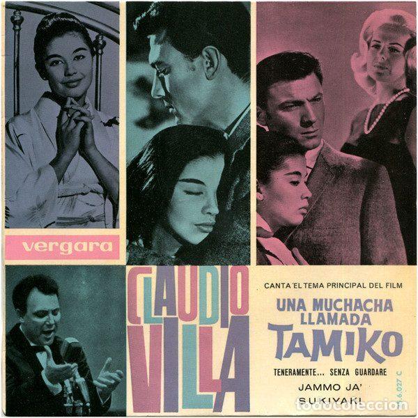 Vinyl-Schallplatten: Claudio Villa &ndash; Tema Principal Del Film Una Muchacha Llamada Tamiko (Vinyl, Vergara 35.6.027 C)