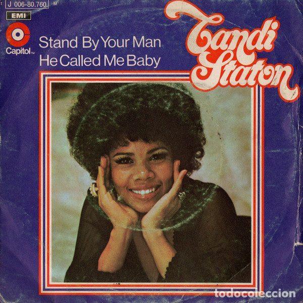 Disques de vinyle: Candi Staton &ndash; Stand By Your Man / He Called Me Baby (Vinyl, Capitol Records 1 J 006-80.760 M)