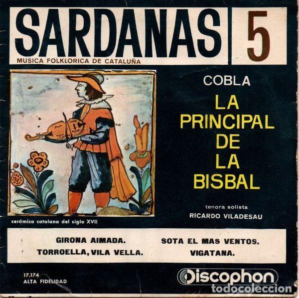 Discos de vinil: Cobla La Principal De La Bisbal &ndash; Sardanas 5 (Vinyl, Discophon 17.174)