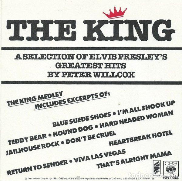 Discos de vinilo: Pete Willcox &ndash; The King (Vinyl, CBS A 1669) - Foto 2