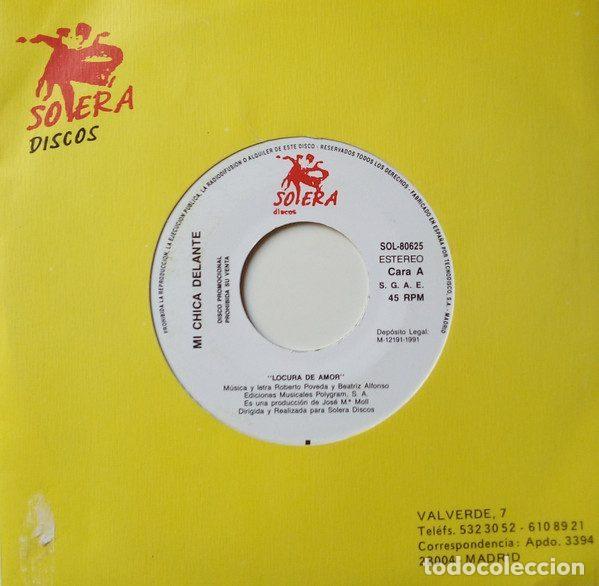 Disques de vinyle: Mi Chica Delante &ndash; Locura De Amor (Vinyl, Solera Discos SOL-80625)
