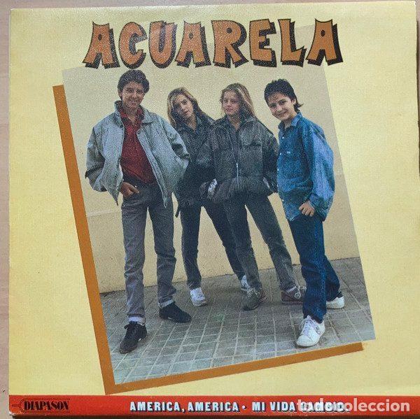 Disques de vinyle: Acuarela &ndash; America, America / Mi Vida Cambio (Vinyl, Diapason 53.0097)