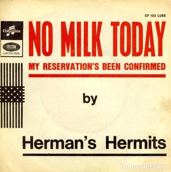 Disques de vinyle: Herman's Hermits &ndash; No Milk Today (Vinyl, Columbia CF 103 LUXE)