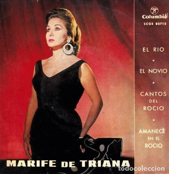 Vinyl records: Marif&eacute; De Triana &ndash; El R&iacute;o / El Novio / Cantos Del Roc&iacute;o / Amanece En El Roc&iacute;o (Vinyl, Columbia...