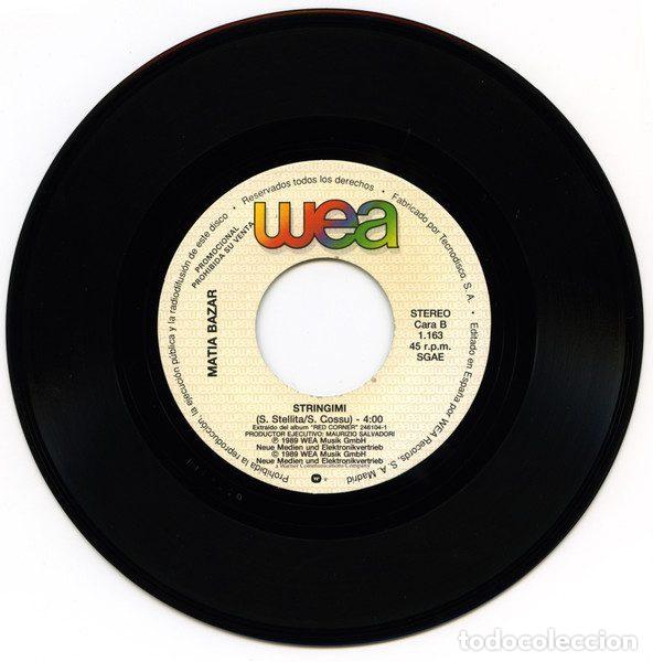 Discos de vinilo: Matia Bazar &ndash; Stringimi (Vinyl, WEA 1.163) - Foto 4