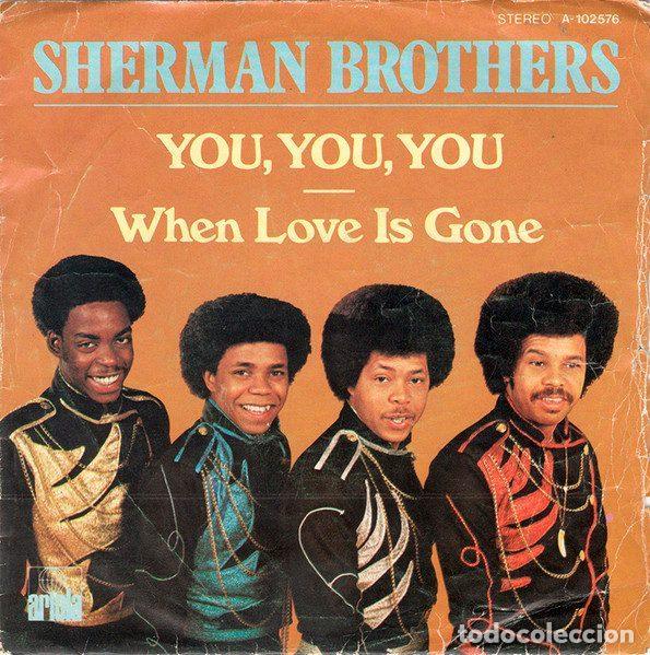Vinyl-Schallplatten: The Sherman Brothers &ndash; You, You, You / When Love Is Gone (Vinyl, Ariola A-102576)
