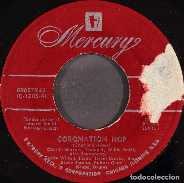 Vinyl-Schallplatten: Gene Krupa Sextet &ndash; Coronation Hop / Paradise (Vinyl, Mercury 89057X45)