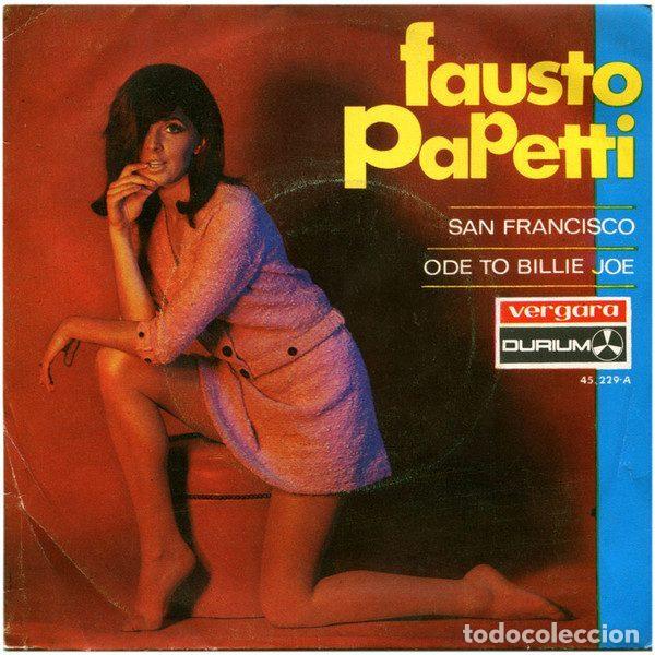 Vinyl-Schallplatten: Fausto Papetti &ndash; San Francisco / Ode To Billie Joe (Vinyl, Durium 45.229-A)