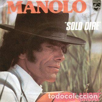 Vinyl-Schallplatten: Manolo &ndash; Solo Dir&eacute; / Amore Amore (Vinyl, Philips 6042 158)