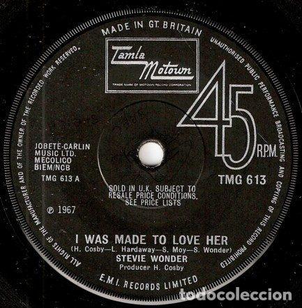 Vinyl-Schallplatten: Stevie Wonder &ndash; I Was Made To Love Her (Vinyl, Tamla Motown TMG 613)