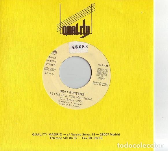Vinyl-Schallplatten: Beat Busters &ndash; Let Me Tell You Something (Vinyl, Quality Madrid QR-015-S)