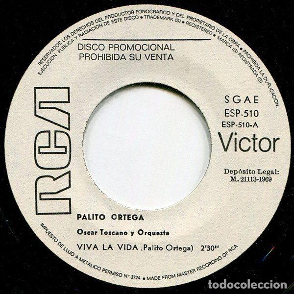 Dischi in vinile: Palito Ortega &ndash; Viva La Vida (Vinyl, RCA Victor ESP-510)