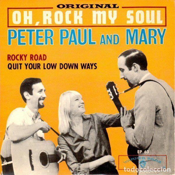 Disques de vinyle: Peter, Paul And Mary &ndash; Oh, Rock My Soul (Vinyl, Warner Bros. Records EP 63)