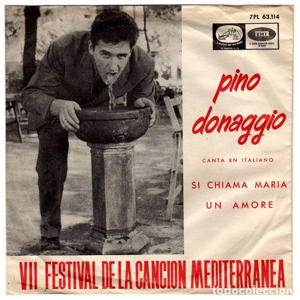 Dischi in vinile: Pino Donaggio &ndash; Si Chiama Maria / Un Amore (Vinyl, La Voz De Su Amo 7PL 63.114)