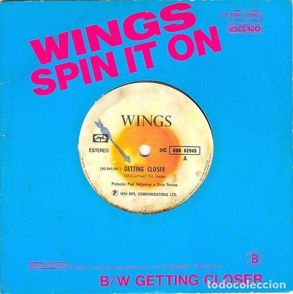 Dischi in vinile: Wings &ndash; Getting Closer / Spin It On (Vinyl, MPL 31C 008 62945)