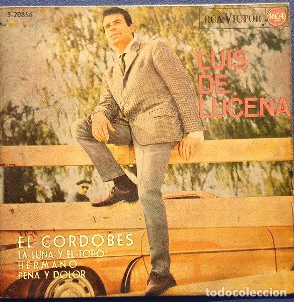Vinyl-Schallplatten: Luis Lucena &ndash; El Cordob&eacute;s / La Luna Y El Toro / Hermano / Pena Y Dolor (Vinyl, RCA Victor 3-20856)