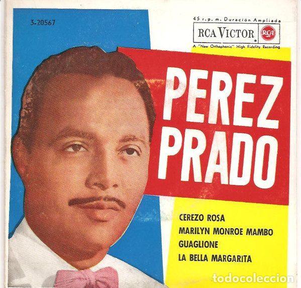 Discos de vinil: Perez Prado And His Orchestra &ndash; Cerezo Rosa (Vinyl, RCA Victor 3-20567)