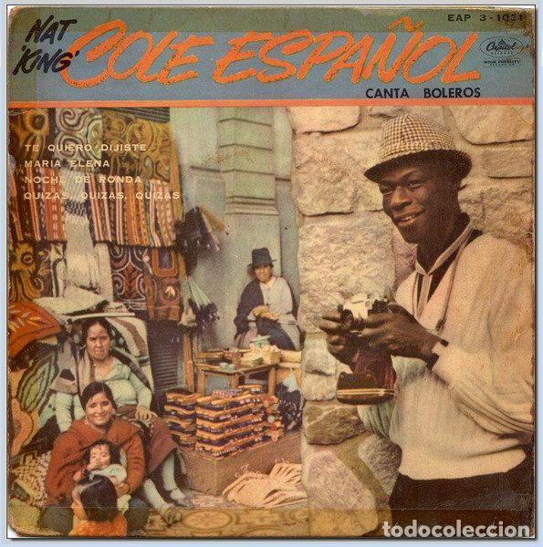 Vinyl-Schallplatten: Nat King Cole &ndash; Cole Espa&ntilde;ol (Canta Boleros) (Vinyl, Capitol Records EAP 3-1031)
