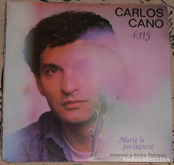 Discos de vinil: Carlos Cano &ndash; Maria La Portuguesa (Vinyl, CBS CBS 650811 7)