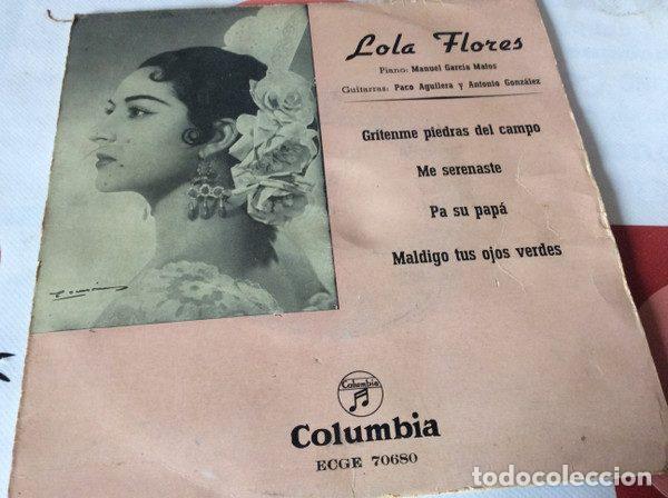 Discos de vinilo: Lola Flores &middot; Piano: Manuel Garcia Matos &middot; Guitarras: Paco Aguilera y Antonio Gonz&aacute;lez &ndash;...